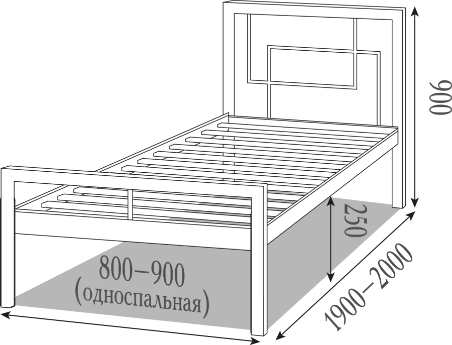 Ліжко Квадро — фото 4