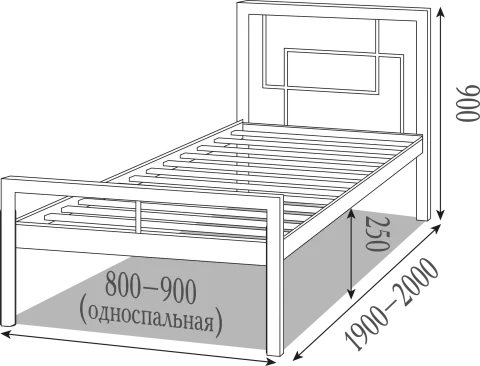 Ліжко Квадро — фото 4